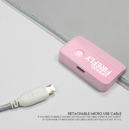 Fantech, Mpr800S Firefly Large Rgb Gaming Mouse Pad (Pink Sakura Edition)