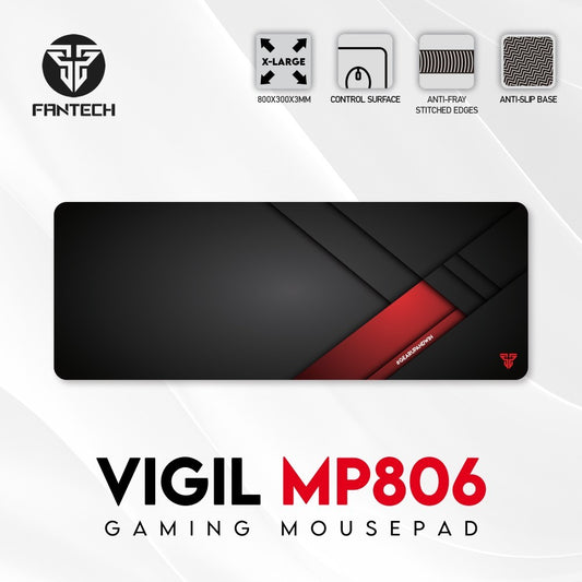 Fantech, Mp806 Vigil, Gaming And Office Mousepad, Large Size: 80Cmx30Cmx0.4Cm