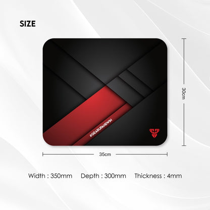 Fantech, Mp356 Vigil, Gaming And Office Mousepad, Large Size: 35Cmx30Cmx0.4Cm
