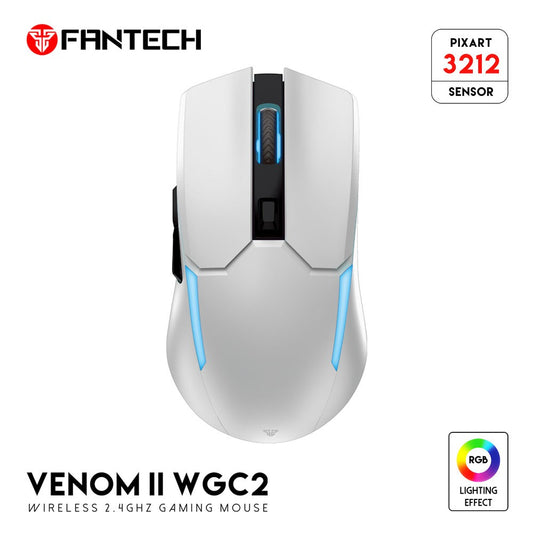 Fantech, Wgc2 Venom Ii Wireless Gaming Mouse With Built-In Battery, Available in Different Colors