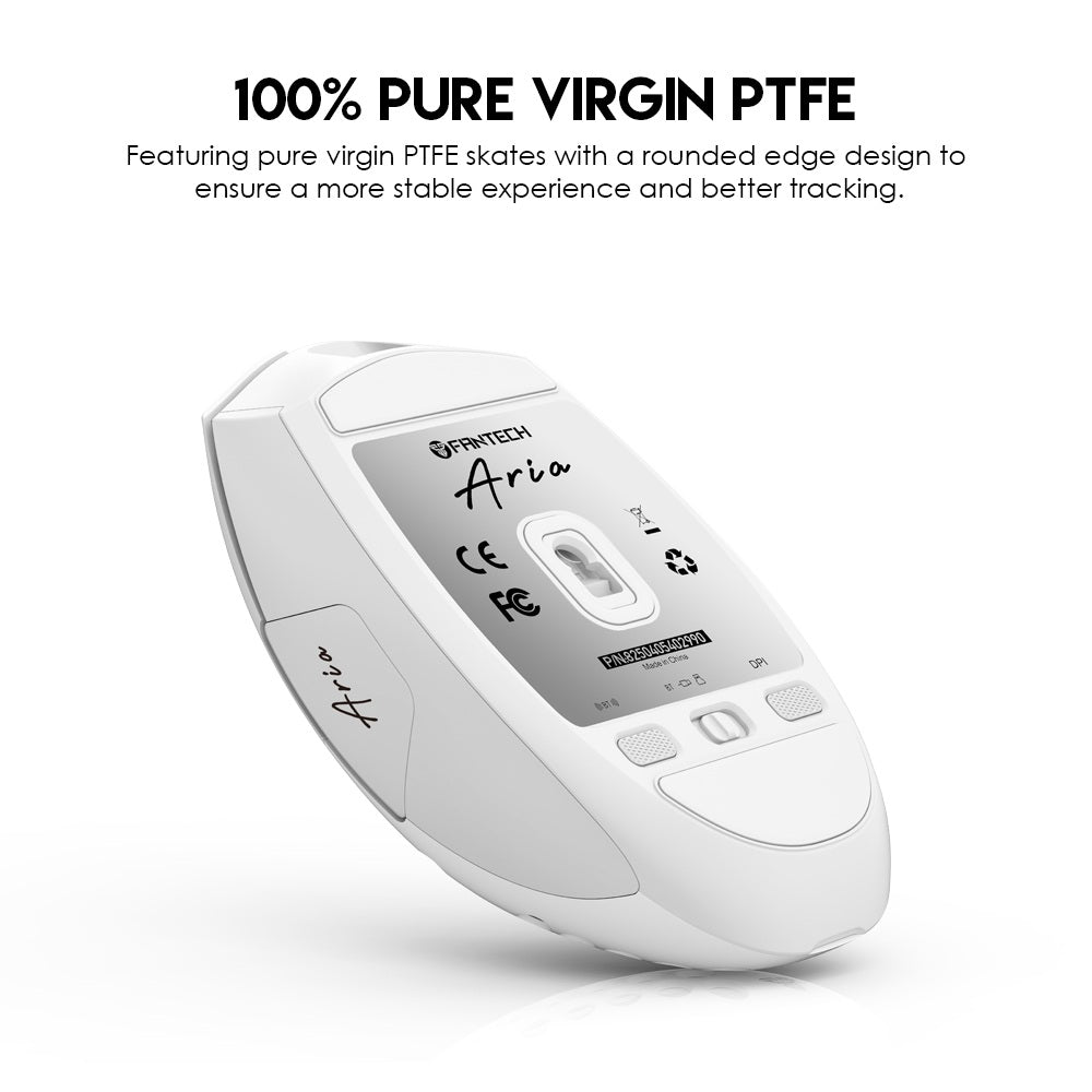 Fantech, Xd7 Aria Go, 3 Mode Connection Wired, Bluettoth & Wireless, 26000Dpi, Ultra Light Weight, Built-In Rechargeable Battery, Pro Gaming Mouse