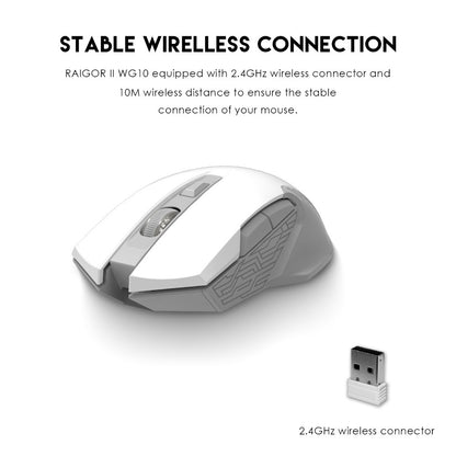 Fantech, Wg10 Garen, 2.4Ghz Wireless Gaming Mouse (White)