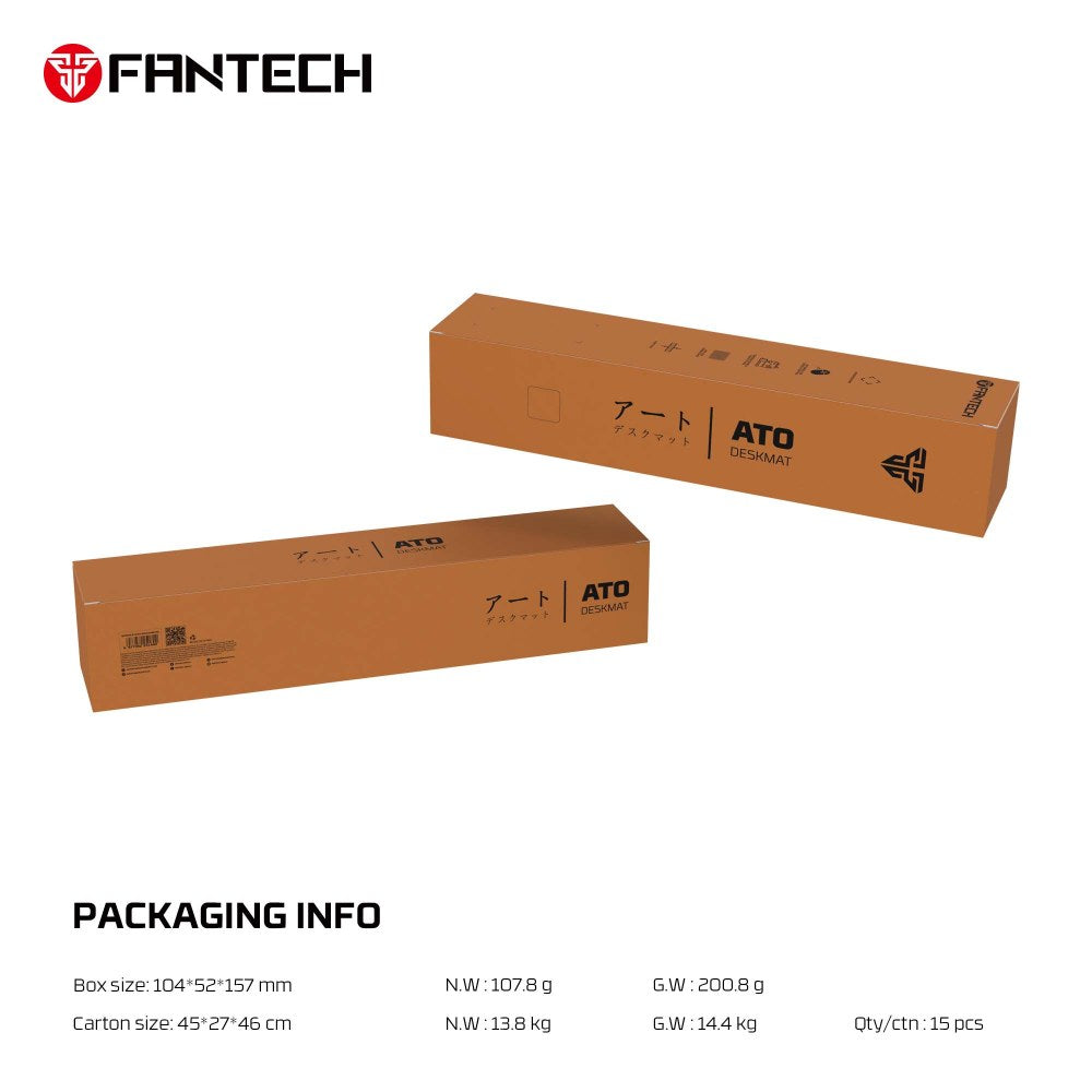 Fantech, Mp905 Ato Katsuyama, Gaming And Office Mousepad, Xx-Large Size: 90Cmx40Cmx0.4Cm