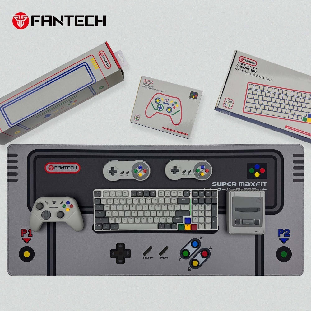 Fantech, Mp905 Super Maxfit Gray, Gaming And Office Mousepad, Xx-Large Size: 90Cmx40Cmx0.4Cm