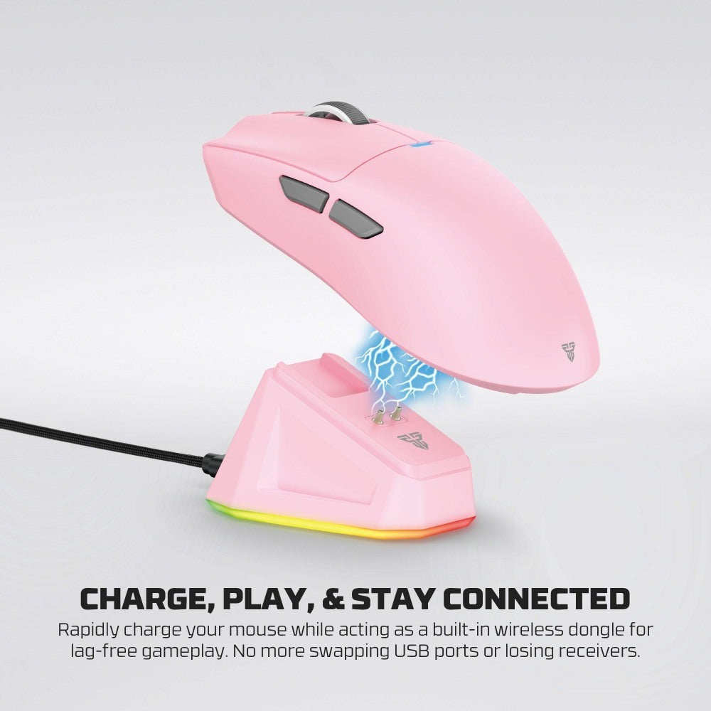 Fantech, Wg13S Tanto S Premium High-Performance Gaming Mouse With 26000 Dpi, 8K Polling Rate, And Tri-Mode Connectivity, Available in Different Colors