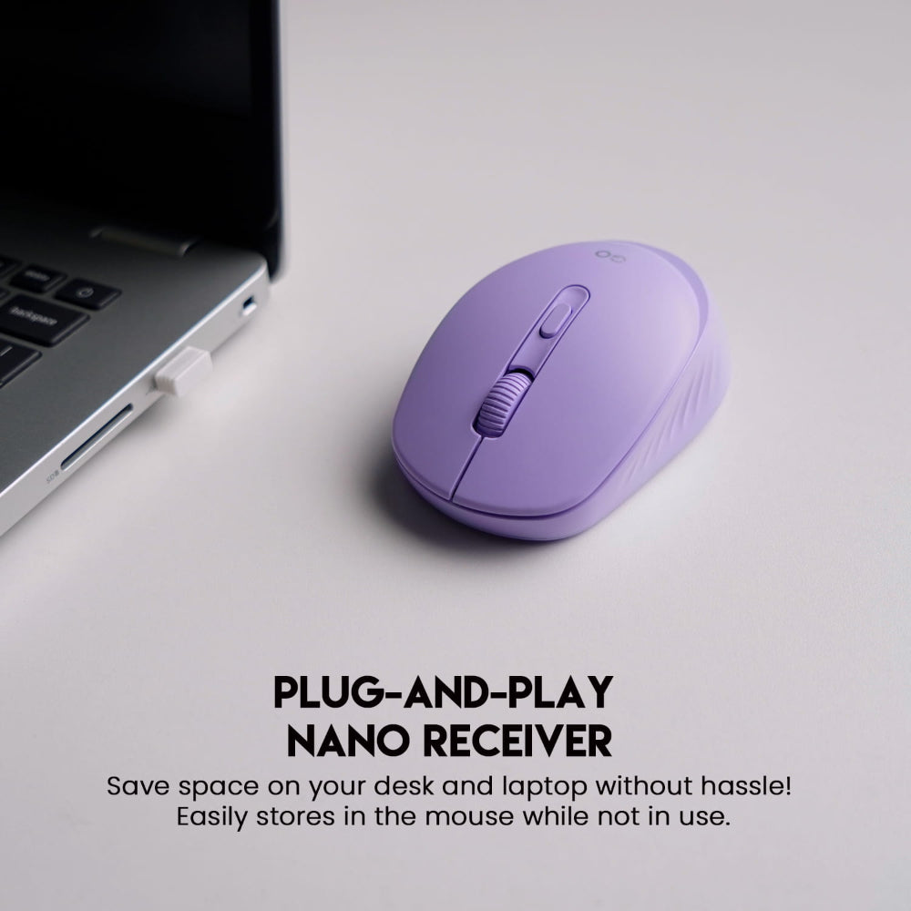 Fantech W609 GO, High-Precision 1600 DPI Wireless Productivity Mouse for Everyday Use