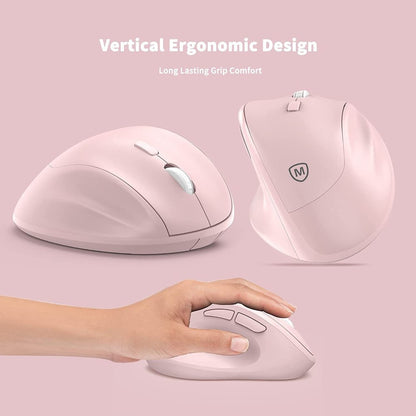 Micropack, MP-V01W Silent, 1600Dpi, Ergonomic Wireless Mouse, Maximum Comfort Reduce palm fatigue when use for long time, Available in Different Colors