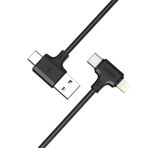 Moxom, Cable Moxom, Mx-Cb174 Multi 2*2 Type-C To Type-C Lightning