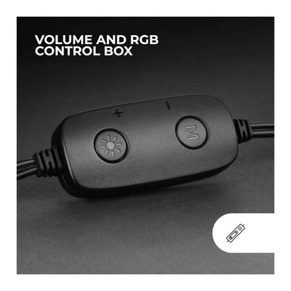 Mars, Gaming Ms-Aura, Bluetooth 5.3 Rgb 360? Mini Speaker, 15W Custom Dsp Chipset, Control Box, Available in Different Colors