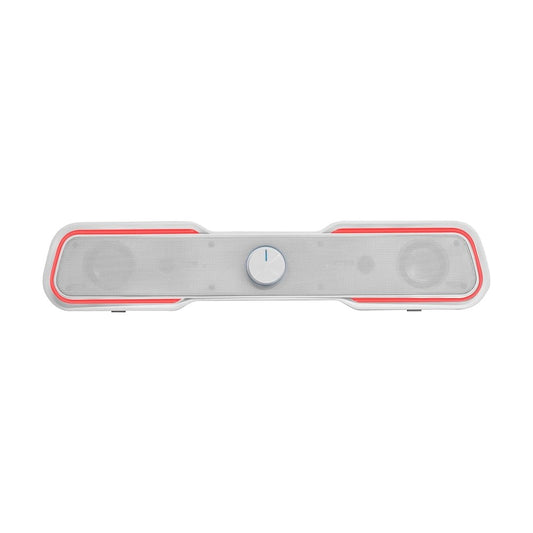 Mars, Gaming Msbxw Rgb Soundbar 10W Usb, Jack + Bluetooth 5.0, Dynamic Rgb, White