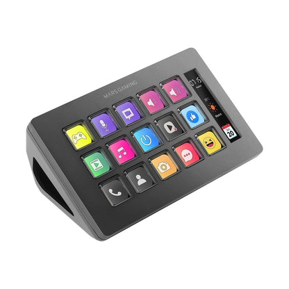 Mars, Gaming Msd-One, Slim Control Deck, 15 Customizable Lcd Keys, Software Control With Plugins, Extended Lcd Screen, Available in Different Colors