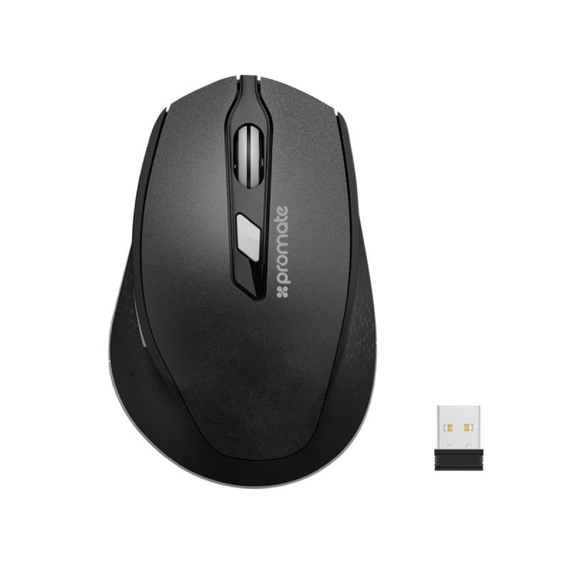 Promate, Ergonomically Designed Wirless Mouse- Blue, Available In Different Colors