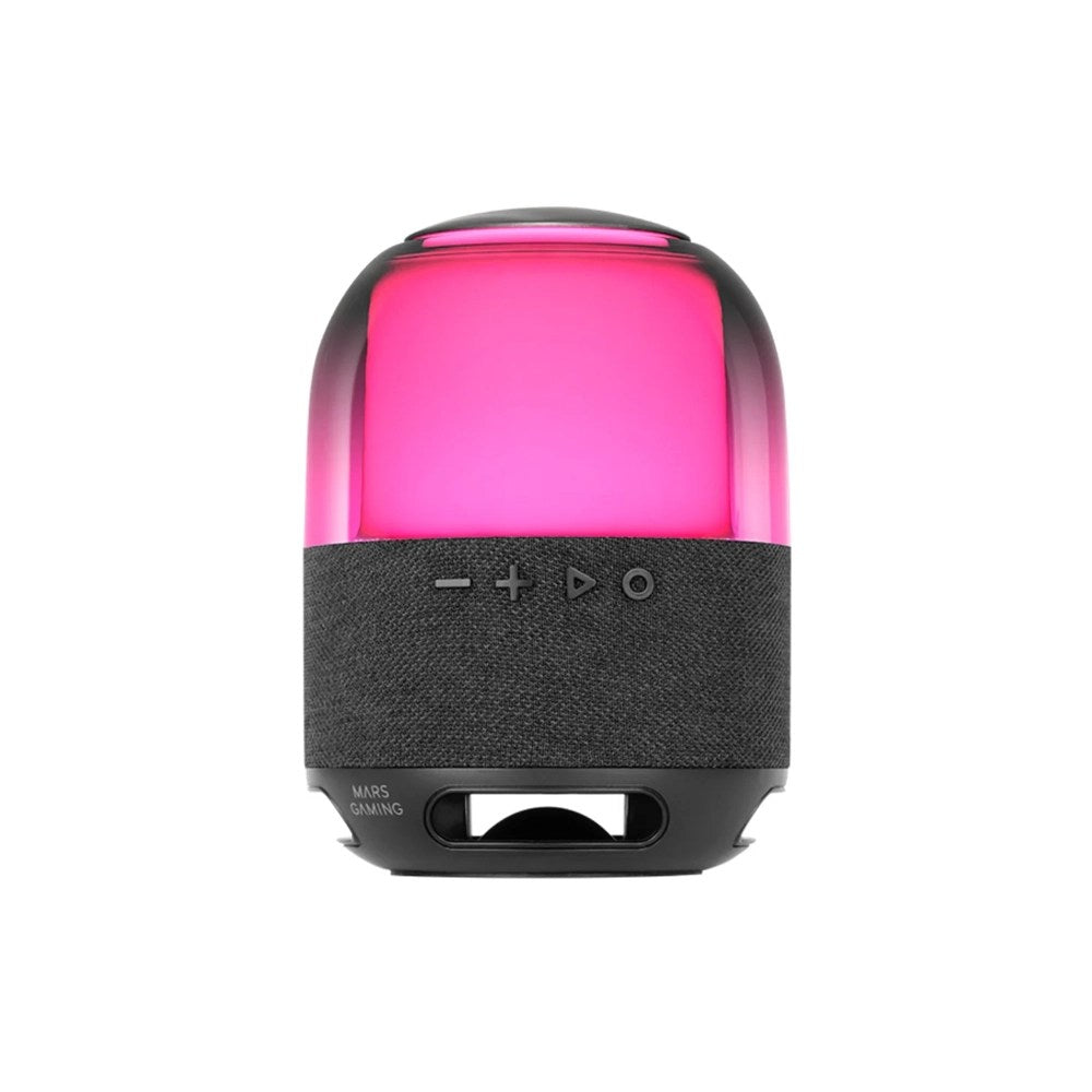 Mars, Gaming Ms-Flow, 360? Rgb Bluetooth 5.3 15W Speaker, 57Mm Deepbass, Radio Fm, Bluetooth And Microsd Playback, Black