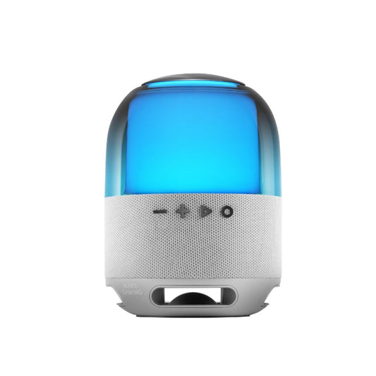 Mars, Gaming Ms-Flow, 360? Rgb Bluetooth 5.3 15W Speaker, 57Mm Deepbass, Radio Fm, Bluetooth And Microsd Playback, White
