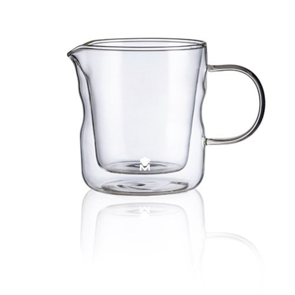 MASTERPRO Milk Jar 450ML Borosilicate Double Wall Mixology M, MSTR-BGMP2