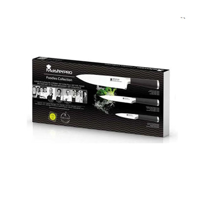 Masterpro Set 3 Knifes Ss Foodies MP, MSTR-BGMP42076