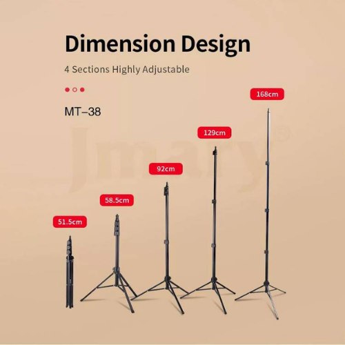 Jmary Extandable Tripod Stand Mt-38