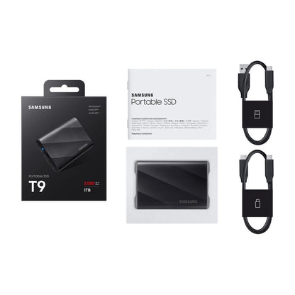 Samsung, Portable Ssd T9 1Tb, 2000Mb/S