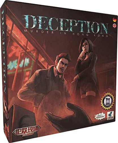 Murder in Hong Kong Board Game, Fast Pace Murder Mystery, 20 min, 4-12 Players, Age 14+ ...Who Among You Can See Through The Lies or is Capable of Not Getting Caught