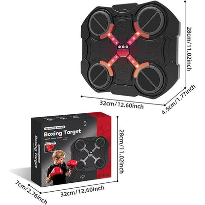 Music Boxing Machine, LED Touch Screen Boxing Target, Wireless Boxing Target Equipment, Smart Boxing Workout Equipment, Adjustable Punching Target Machine, Home Boxing Machine with Music, LED Wireless, MusicBoxing-6167