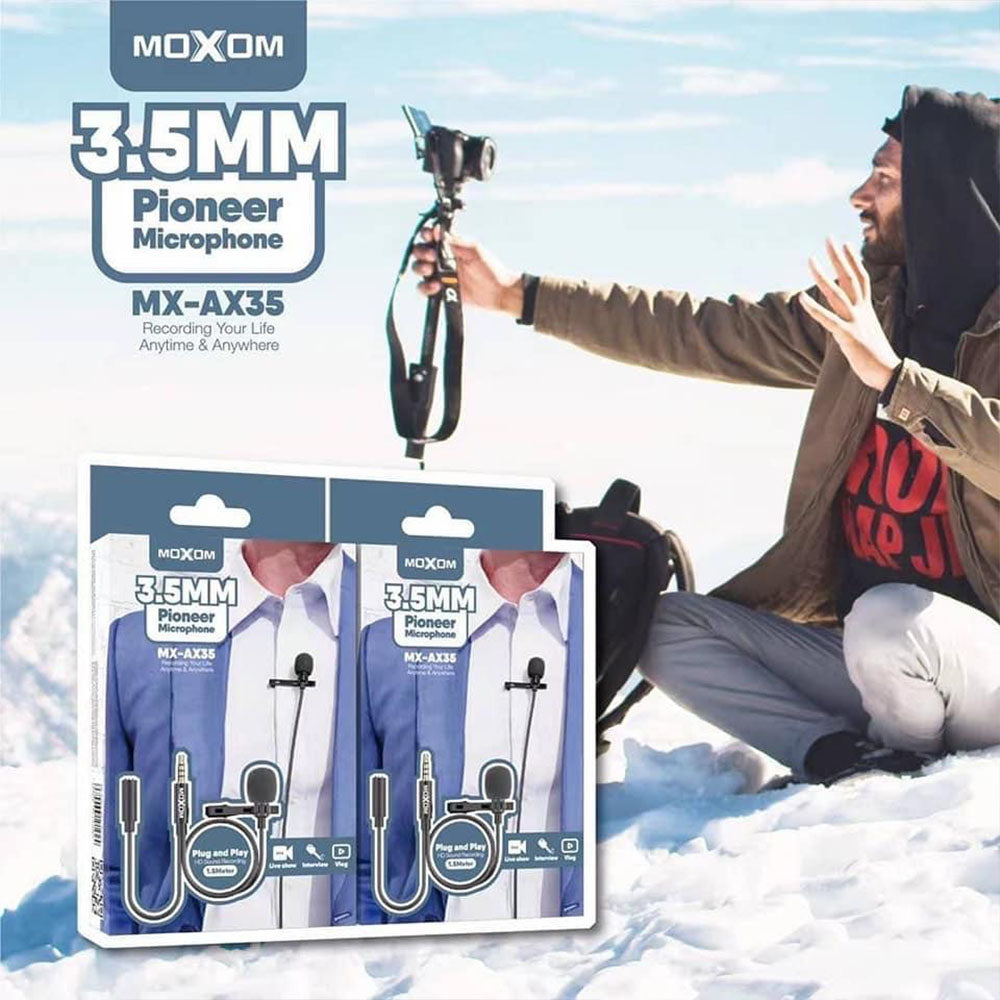 Moxom, MX-AX35, Pioneer Microphone Plug and Pay