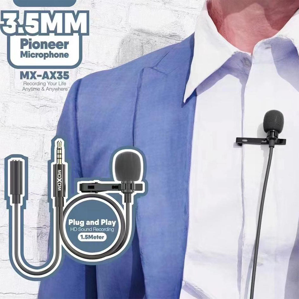Moxom, MX-AX35, Pioneer Microphone Plug and Pay