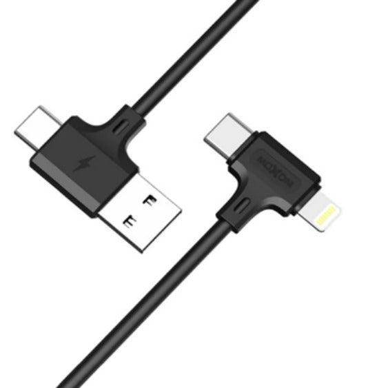 Moxom, Cable Moxom, Mx-Cb174 Multi 2*2 Type-C To Type-C Lightning