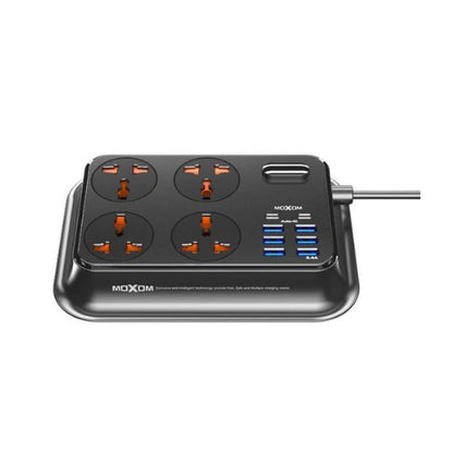 Moxom, Mx-St07 Smart Power Socket | 6 Usb Ports, 2 Pd Type-C
