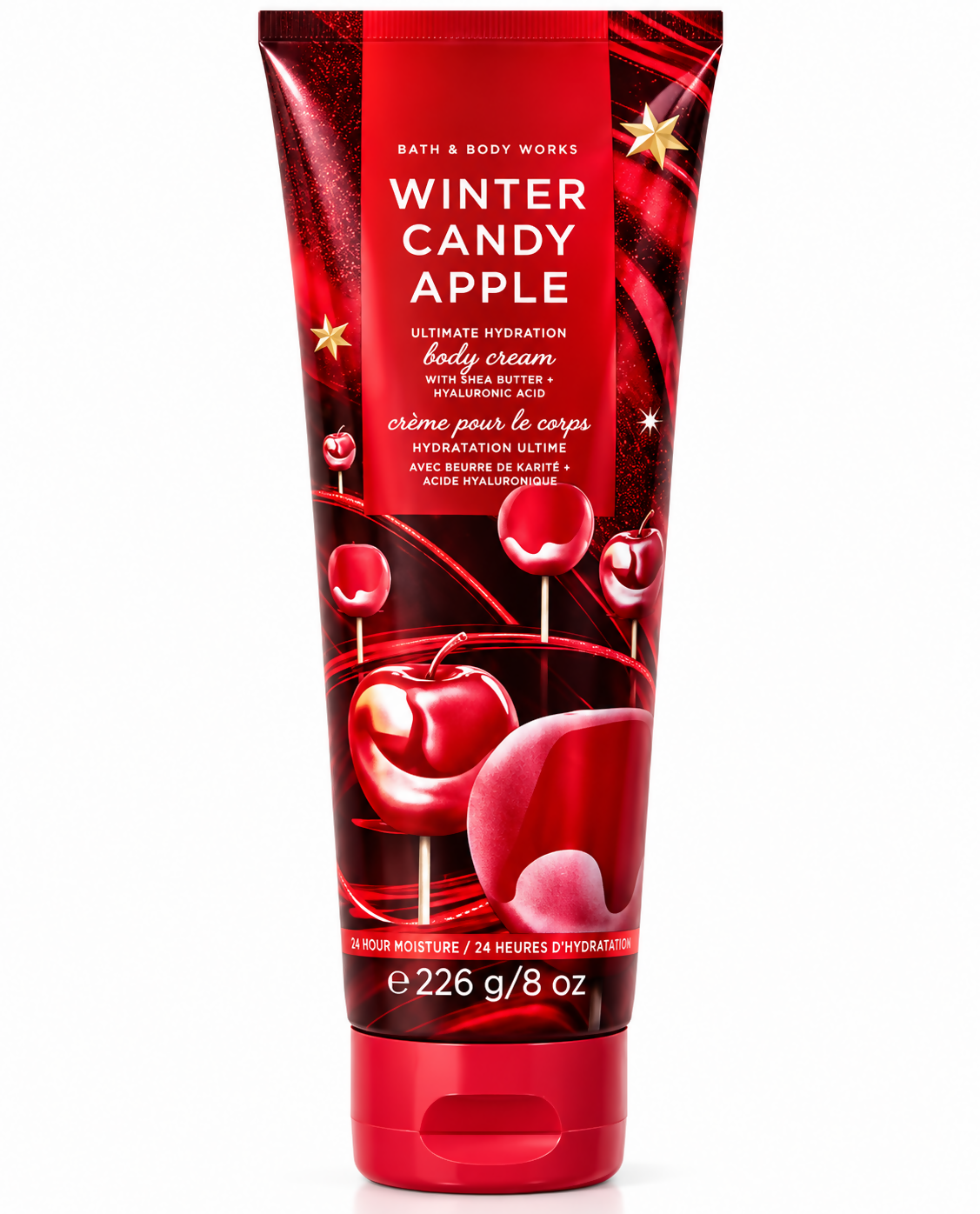 BATH AND BODY WORKS WINTER CANDY APPLE BODY CREAM 226G