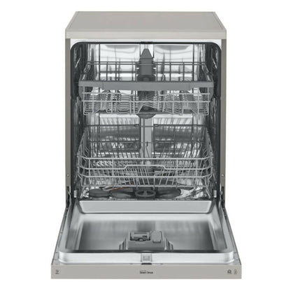 LG Dishwasher Quad Wash, EasyRack, SmartThinQ TagOn, 46dB - [Platinum Silver], DFB512FP