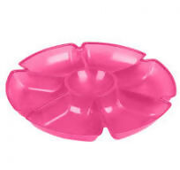 Serving Plate PP Chip and Dip, Available in Many Colors