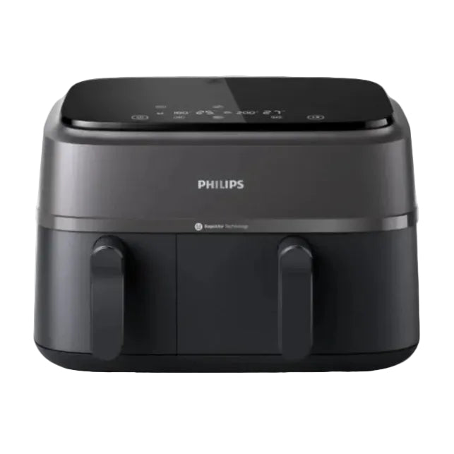 Philips, Dual Air Fryer Xxl, 2750W, Rapid Air Technology, 9L, 1.5 Kgs, Preset (8)