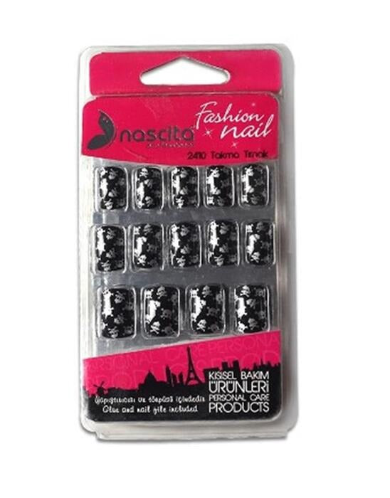 Nascita Fashion Nails With Glue & Nail File 106 - Pack of 24