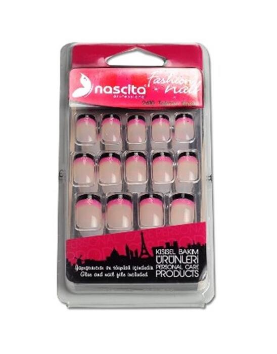 Nascita Fashion Nails With Glue & Nail File 92 - Pack of 24