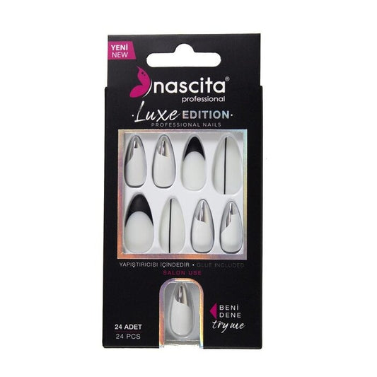 Nascita Luxe False Nails With Glue 232 - Pack of 24