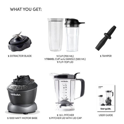 Nutribullet, Full size combo 1000W