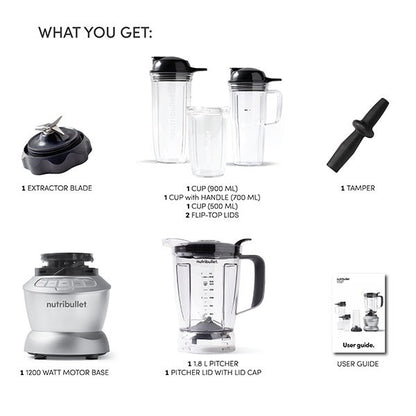 Nutribullet, Combo 1200W silver 640Z