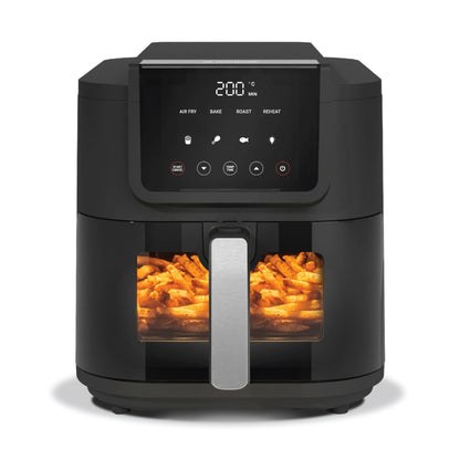 Nutricook Air Fryer Slim 5L, 7 One-Touch Cooking Programs 1500W, NC-AFS100