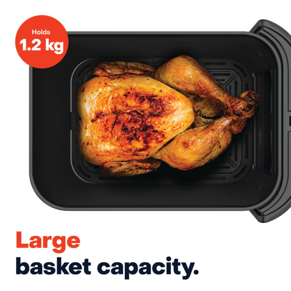 Nutricook Air Fryer Slim 5L, 7 One-Touch Cooking Programs 1500W, NC-AFS100