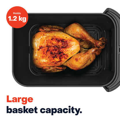 Nutricook Air Fryer Slim 5L, 7 One-Touch Cooking Programs 1500W, NC-AFS100