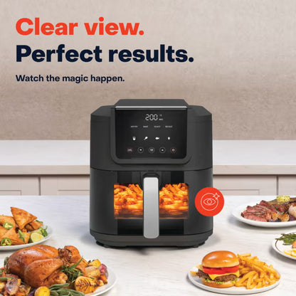 Nutricook Air Fryer Slim 5L, 7 One-Touch Cooking Programs 1500W, NC-AFS100