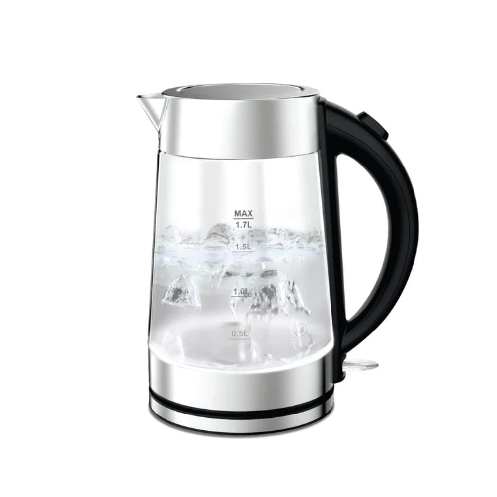 Nutricook Electric Glass Kettle  1.7L, Double-Wall, Heavy-Duty Design, Elite Durability, NC-GK100