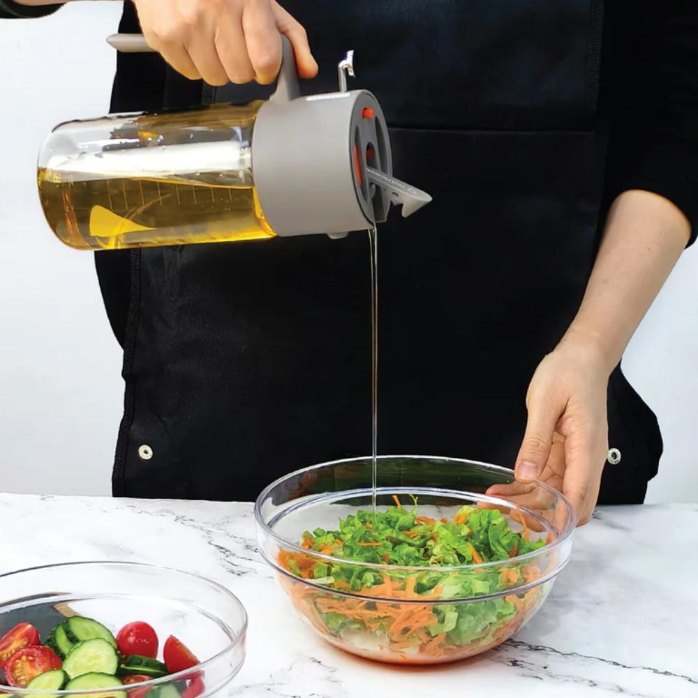 Nutricook 2-in-1 Oil Sprayer and Dispenser 500ml, Precision Nozzle, NC-OS150