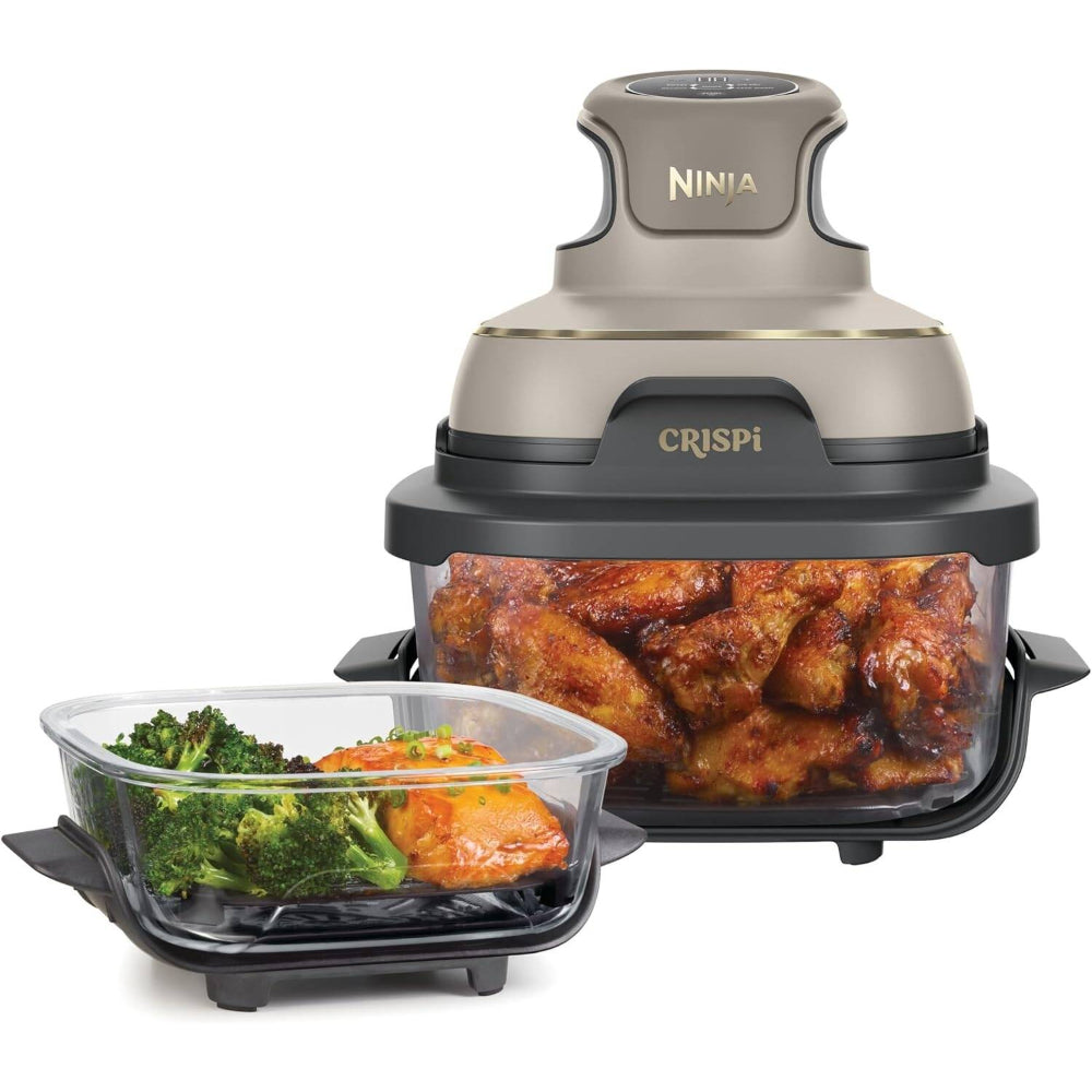Ninja Crispi Portable Air Fryer 3.8L, 4 In 1, 1700W [Stone Gold], NINJ-FN101EUSG