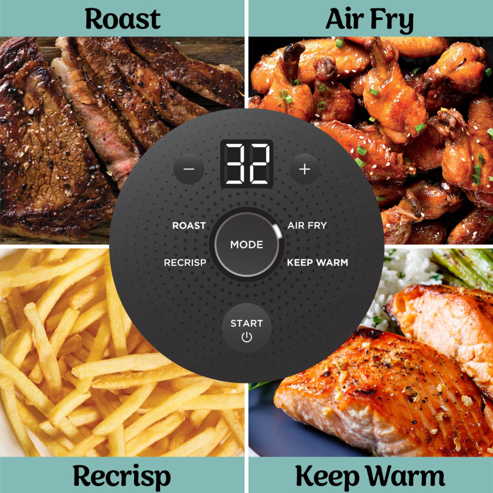 Ninja Crispi Portable Air Fryer 3.8L, 4 In 1, 1700W [Stone Gold], NINJ-FN101EUSG