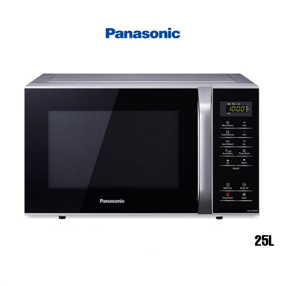 Panasonic, 25 Liters Solo Microwave, Silver Nnst34H