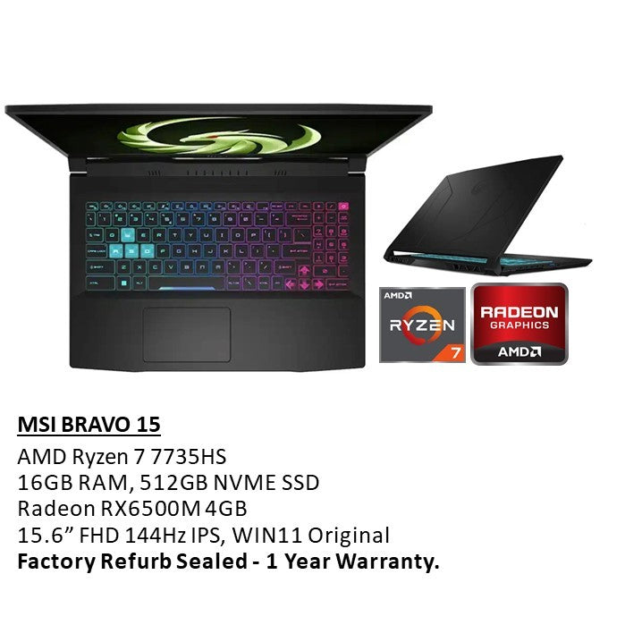 Msi, Bravo 15 Gaming Laptop 9S7-158P11-001