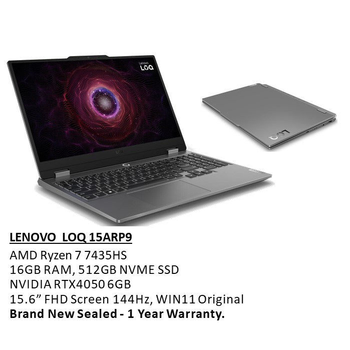 Lenovo, Loq 15Arp9 Gaming Laptop 83Jc007Kus