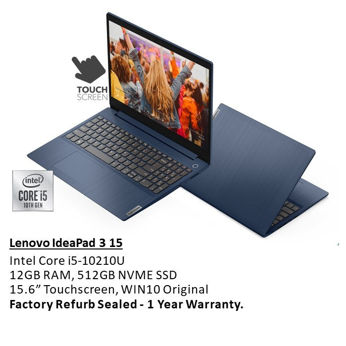Lenovo, Ideapad 3 15Iml05 Laptop 81Wr0007Us