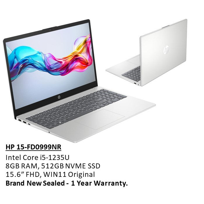 HP, 15-Fd0999Nr Laptop A3Sp1Ua